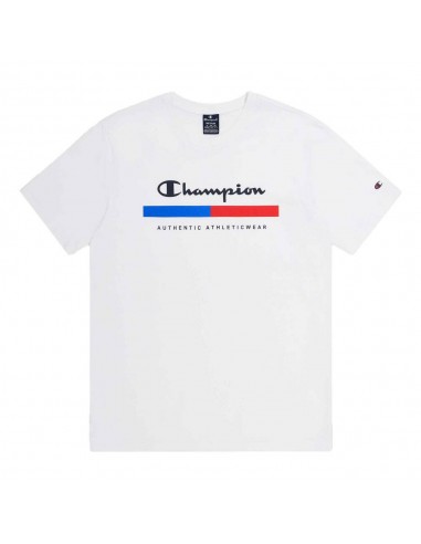 Camiseta CHAMPION Crewneck T-Shirt-219735-WW001-BLANCO-HOMBRE