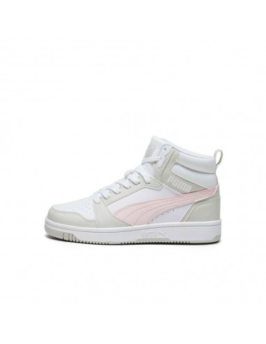 PUMA Calzado multideporte-Puma Rebound V6 Mid-393831-04-BLANCO-ROSA