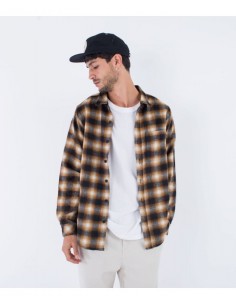 CAMISA MANGA LARGA FRANELA HURLEY PORTLAND HEAVYWEIGHT...