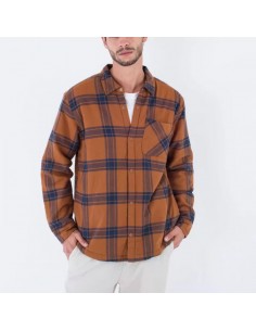 CAMISA MANGA LARGA FRANELA BORREGUILLO INTERIOR HURLEY...