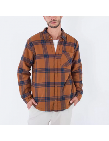 CAMISA MANGA LARGA FRANELA BORREGUILLO INTERIOR HURLEY PORTLAND SHERPA LINNED FLANNEL