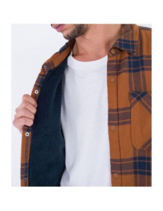 CAMISA MANGA LARGA FRANELA BORREGUILLO INTERIOR HURLEY... 2