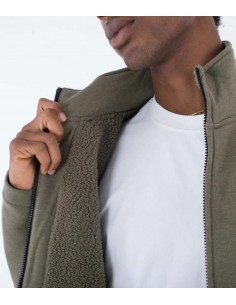 SUDADERA ABIERTA SIN CAPUCHA HOMBRE BORREGUILLO INTERIOR... 2