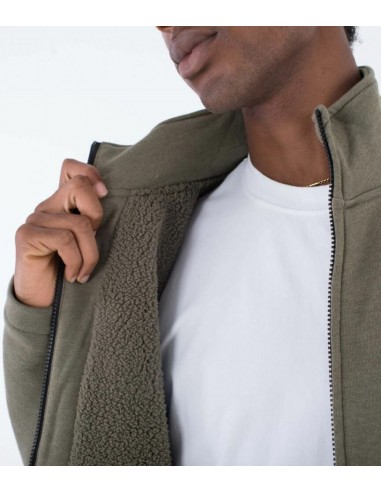 SUDADERA ABIERTA SIN CAPUCHA HOMBRE BORREGUILLO...