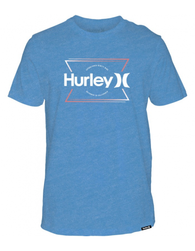 CAMISETA MANGA CORTA HOMBRE ALGODÓN HURLEY EVD FOLD UP SS