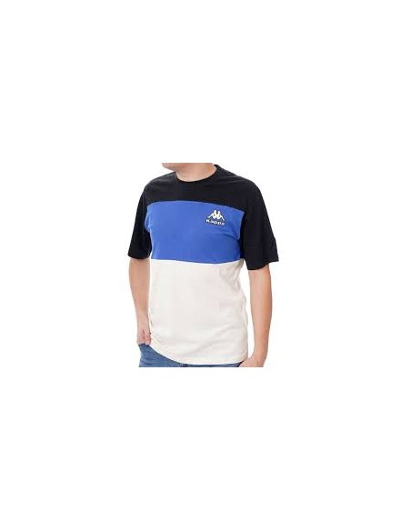 CAMISETA MANGA CORTA HOMBRE ALGODÓN KAPPA LOGO FIZZIO