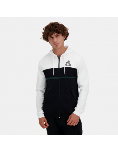 SUDADERA ABIERTA HOMBRE LE COQ SPORTIF CONTEMPORAIN MARINO