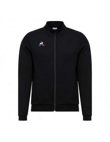 SUDADERA CON CREMALLERA HOMBRE LE COQ SPORTIF FZ SWEAT PRESENTATION NEGRO