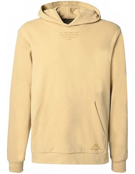 SUDADERA CON CAPUCHA HOMBRE KAPPA LOGO FAETANO
