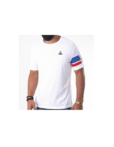 CAMISETA HOMBRE LE COQ SPORTIF TRI TEE SS Nº2 BLANCO