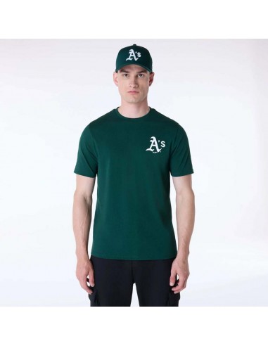 Camiseta verde New Era MLB Oakath verde hombre