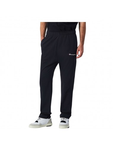 Pantalón Azul Recto con Dobladillo Champión...