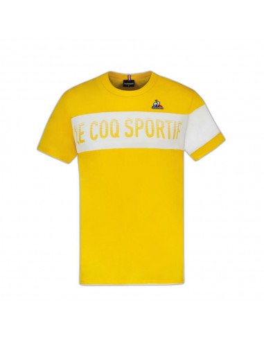 CAMISETA HOMBRE LE COQ SPORTIF BAT TEE SS Nº2 AMARILLO