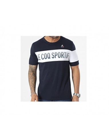 CAMISETA HOMBRE LE COQ SPORTIF BAT TEE SS Nº2 AZUL MARINO