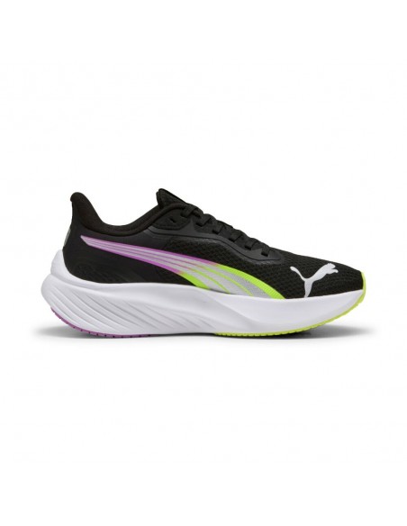 Zapatilla Negra-magenta Puma Pounced Lite negra mujer