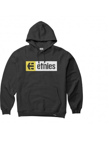 SUDADERA CON CAPUCHA HOMBRE ETNIES NEW BOX HOODIE NEGRO