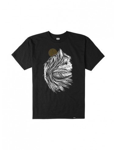 CAMISETA HOMBRE ETNIES WAVE TEE NEGRO