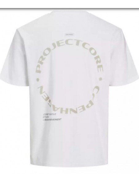 Camiseta JACK & JONES JCOPACER BACK PRINT TEE 12273297 BLANCO Blanco