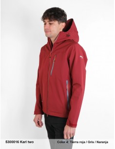 Cahqueta termosellada Karl HOMBRE TIERRA ROJA