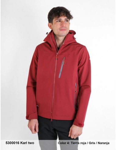 Cahqueta termosellada Karl HOMBRE TIERRA ROJA
