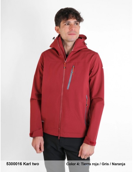 Cahqueta termosellada Karl HOMBRE TIERRA ROJA