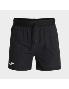 Pantalon corto negr0 R-City running Joma negro hombre