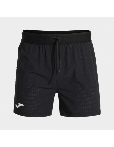 Pantalon corto negr0 R-City running Joma negro hombre