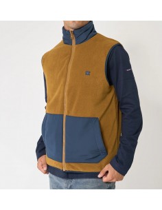 CHALECO REVERSIBLE DE HOMBRE BATELA AZUL MARINO/MARRÓN 2