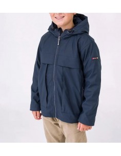 CHUBASQUERO CON FORRO UNISEX JUNIOR BATELA AZUL MARINO