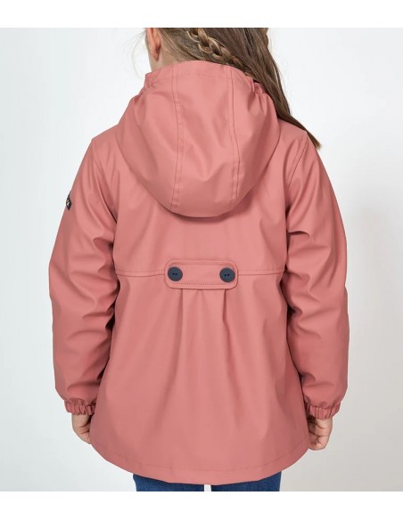 CHUBASQUERO CON FORRO NIÑA BATELA ROSA