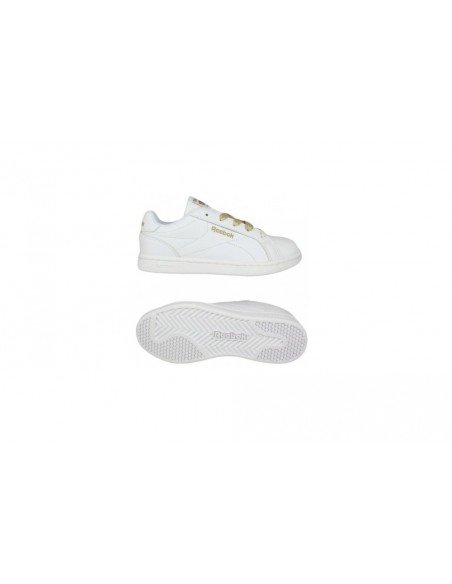 ZAPATILLAS REEBOK ROYAL COMPLETE CLN KIDS BLANCO/DORADO