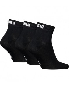 Calcetín PUMA QUARTER PLAIN 3P 701230337 200 Negro