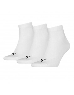 Calcetín PUMA QUARTER PLAIN 3P 701230337 300 Blanco